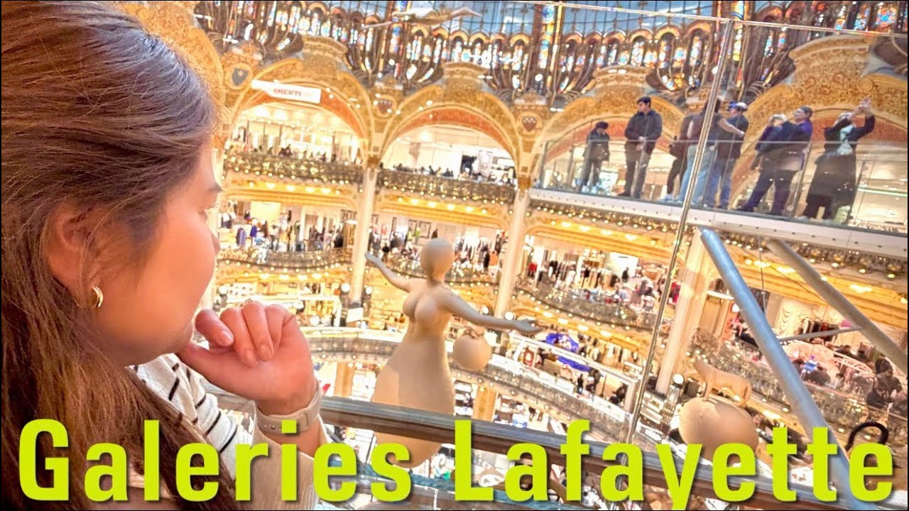 seis pisos de tiendas y una increíble vista de Paris