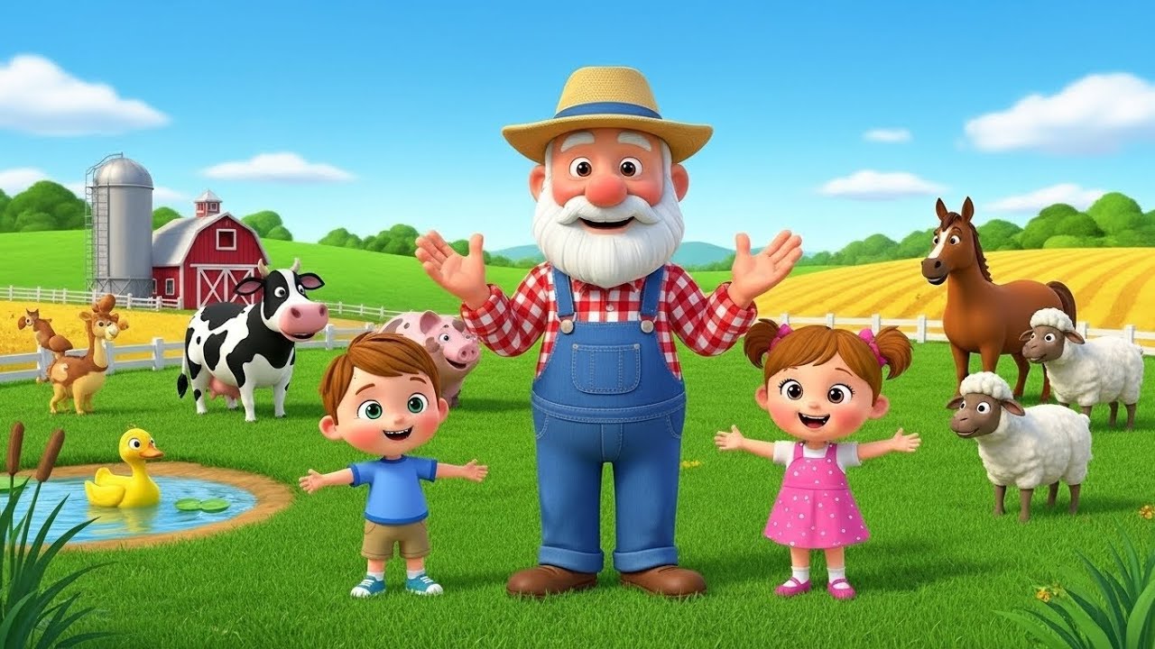 Old MacDonald’s Happy Farm | Clap & Sing for Toddlers