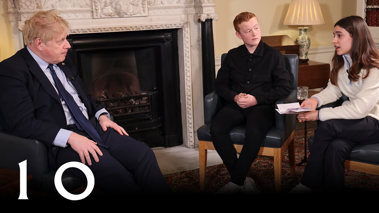 PM Boris Johnson answers children’s questions about the Ukraine crisis on Sky FYI