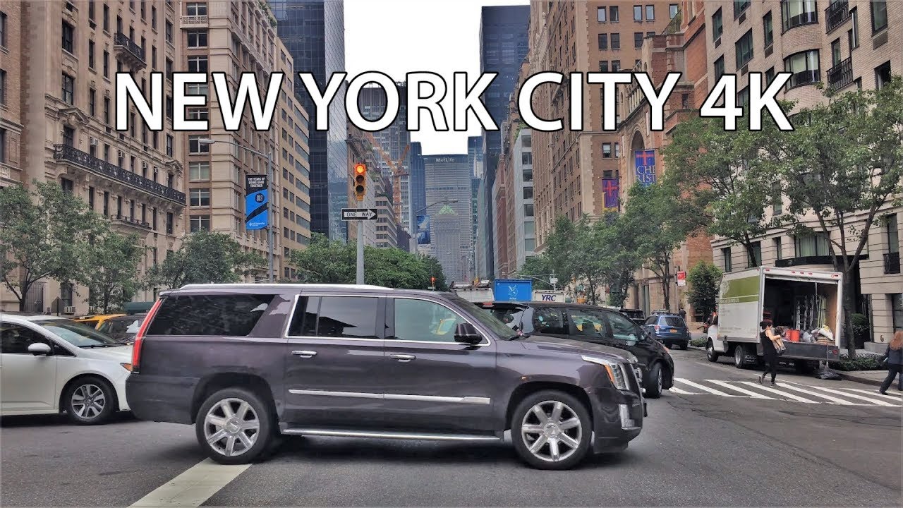 Driving Downtown - Upper Manhattan 4K - USA