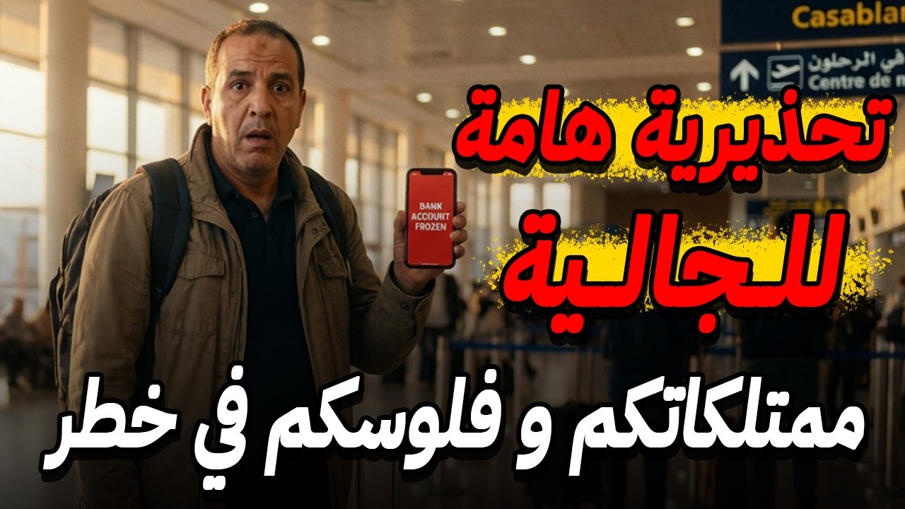 خطر حقيقي يهدد فلوس و ممتلكات الجالية بالمغرب 😱