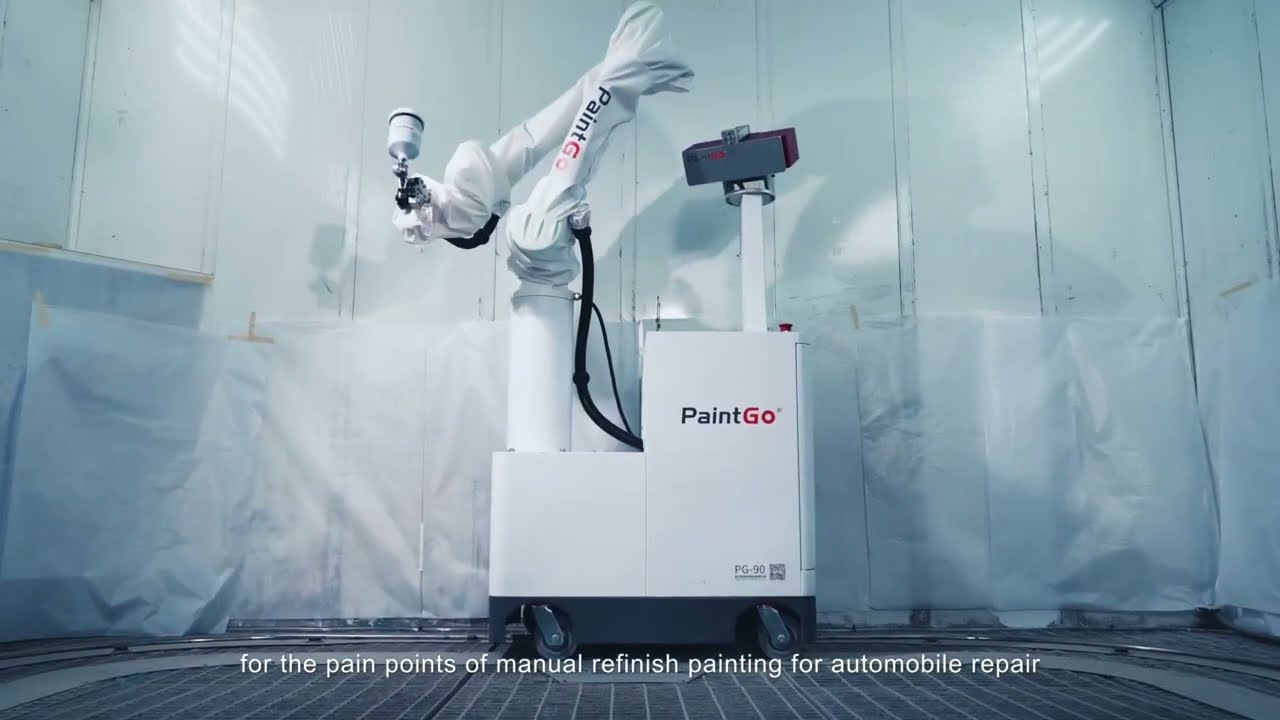 Robotic Painting in Action | Automotive Robot | PaintGo Canada
