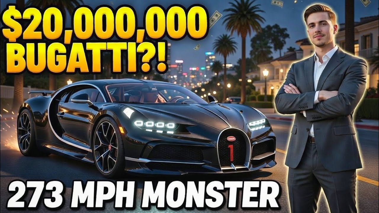 Bugatti La Voiture Noire за 20 000 000 долларов || - 273 миль в час чистого безумия! ДРИВНЕКСА🔥