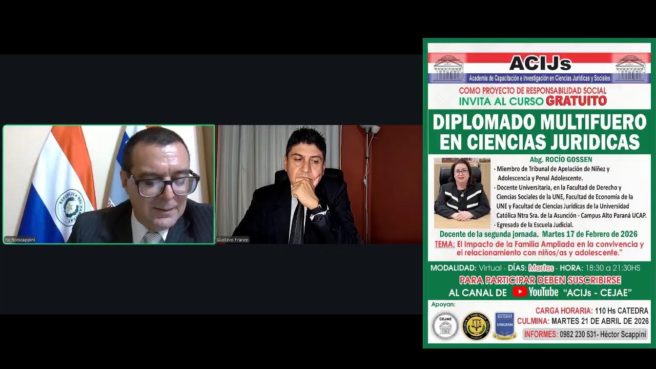DIPLOMADO MULTIFUERO EN CIENCIAS JURIDICAS PRIMERA JORNADA