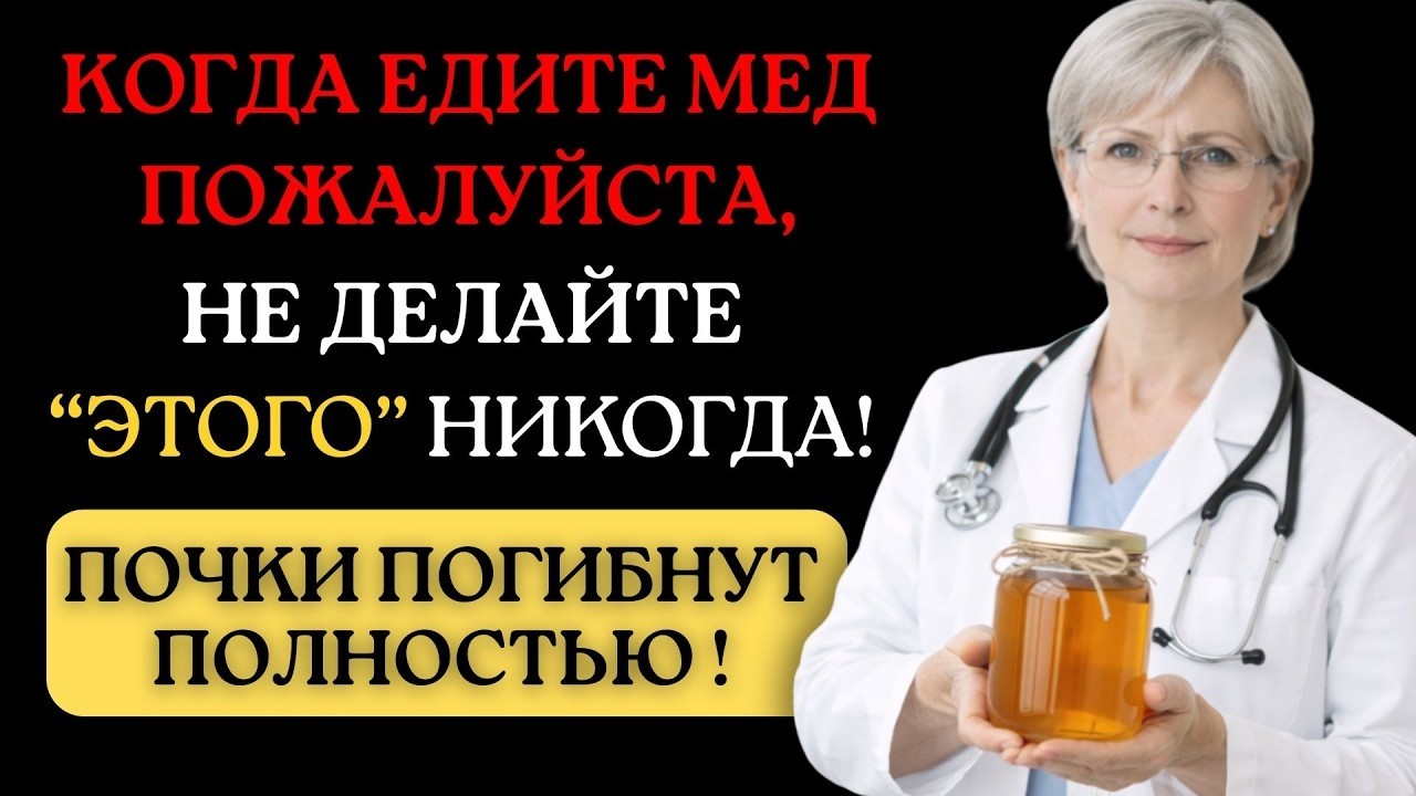 Всего 1 ложка мёда для почек: 3 опасные ошибки и правильное сочетание для защиты от старения