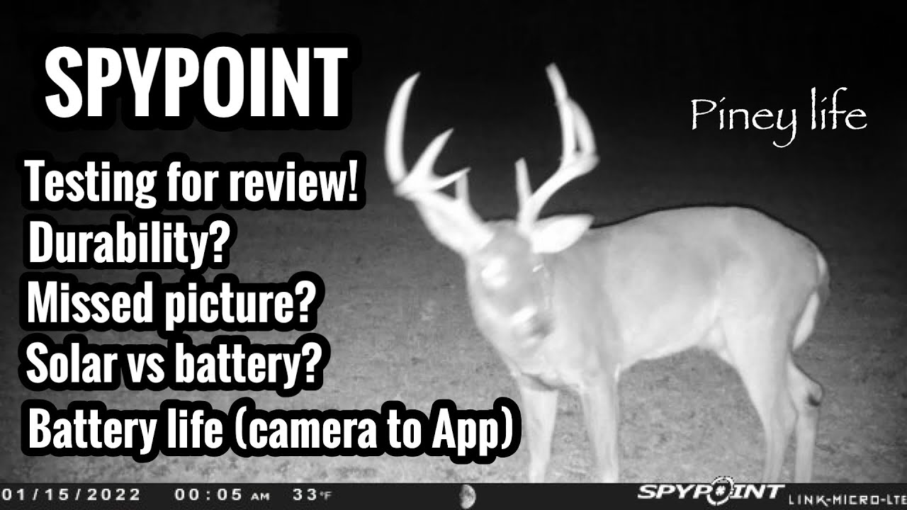 SPYPOINT LINK-MICRO-LTE-V  (TESTING FOR REVIEW IN 2022) cellular trail cameras