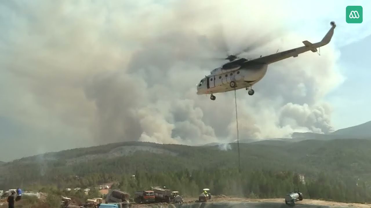 Incendios en Turquía: Bomberos y voluntarios combaten el fuego - 04/08/21