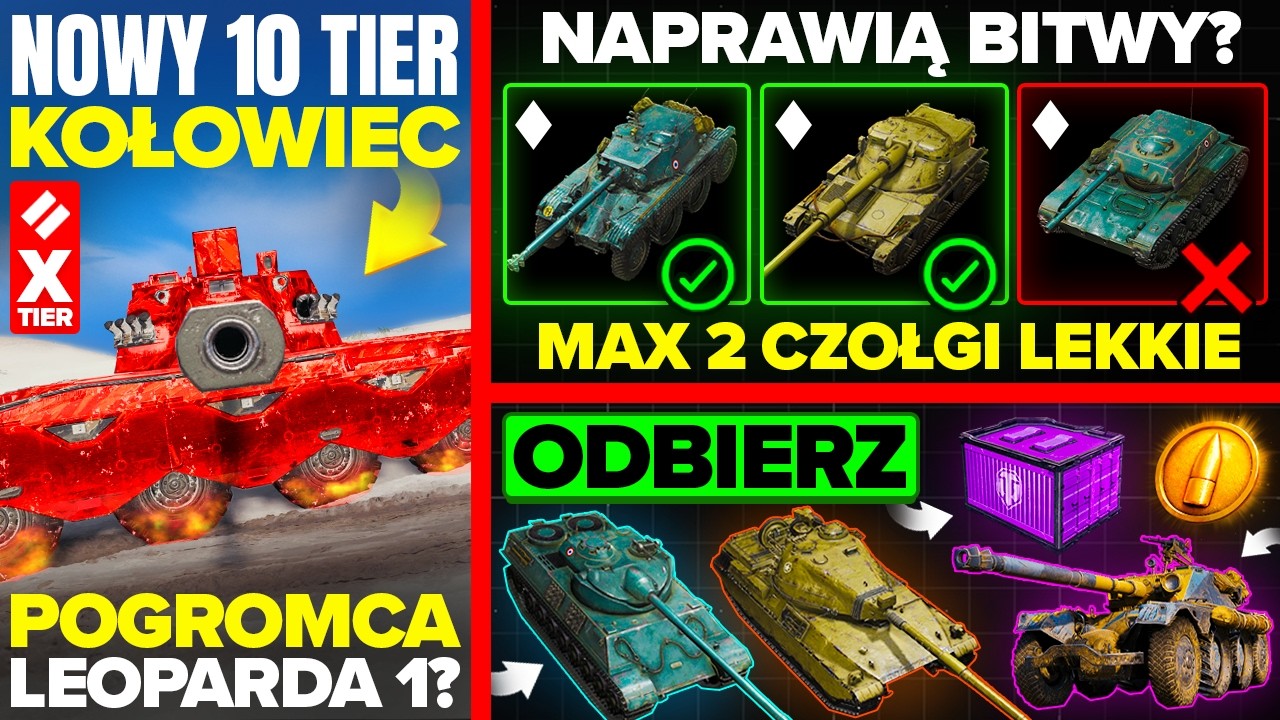 WG WRESZCIE NAPRAWI WOTA? | NOWY KOŁOWIEC 10 TIERU | ODBIERZ 8 TIER PREMIUM
