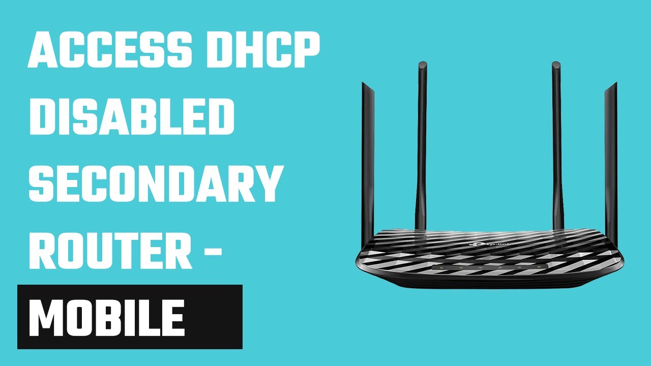 Доступ к вашему дополнительному WiFi-маршрутизатору с мобильного устройства &mdash; DHCP отключен