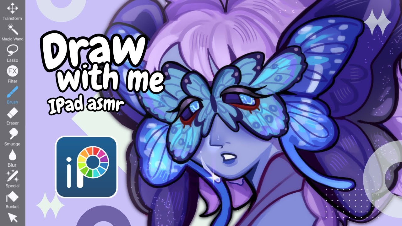 Draw w/ me 💖 Designing my ocs + Tips | IbisPaint | iPad ASMR Part 1