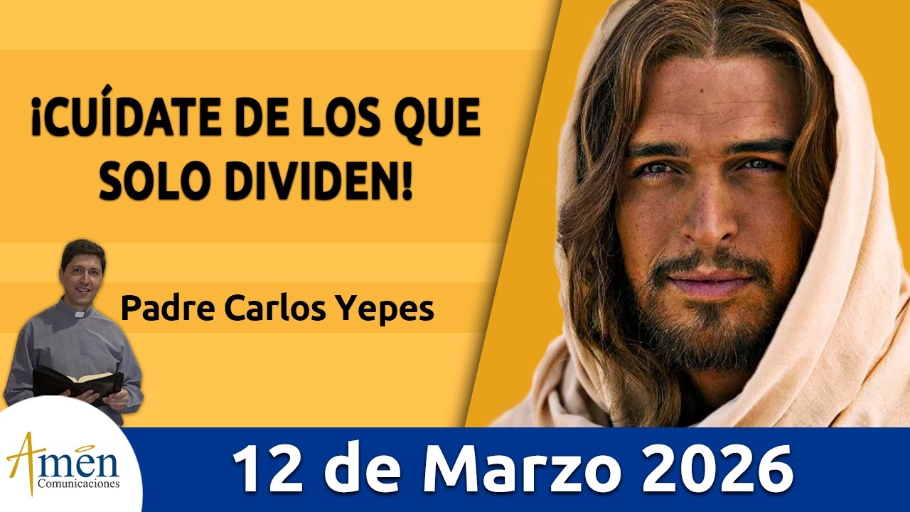 Evangelio De Hoy, Jueves 12 Marzo 2026 #PadreCarlosYepes l Lucas 11, 14-23 #Evangelio