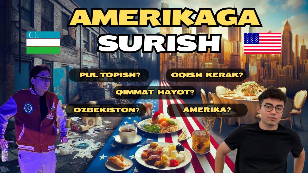 AMERIKAGA SURISH | TALABA NECHPUL TOPSA BOLADI | OQISH QIYINMI