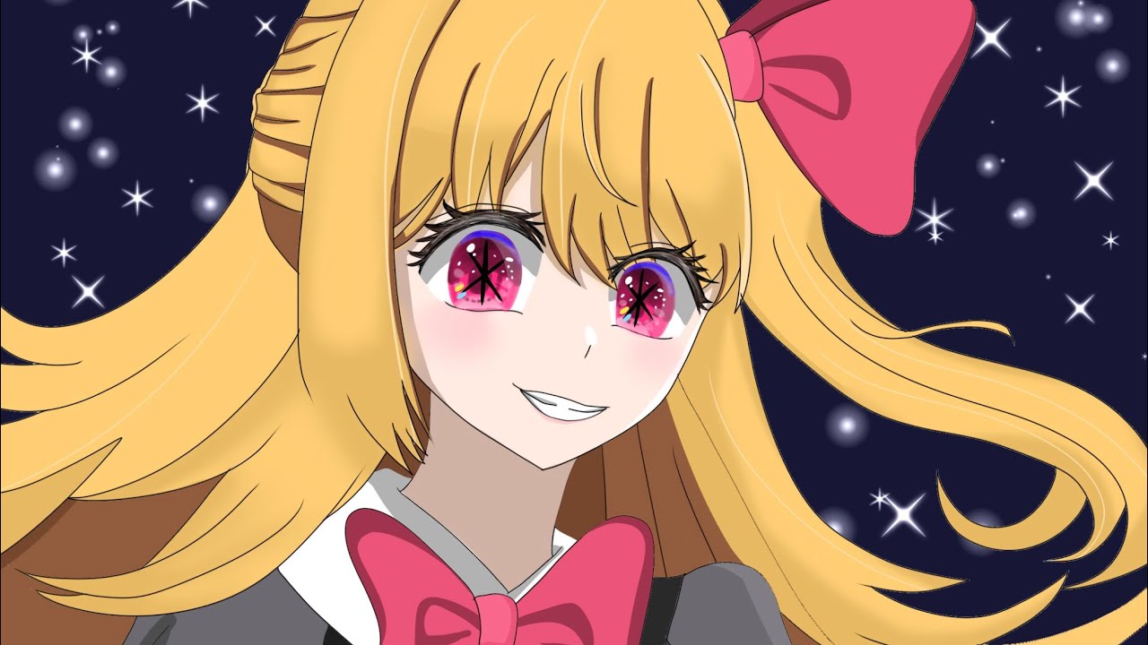 【イラストメイキング・Bのリベンジ】アイドルのルビー描いてみた