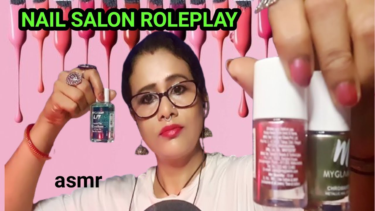 ASMR~ 💅 Nail Salon Roleplay 💅 | HINDI asmr |Dearly ASMR | asmr personal attention |