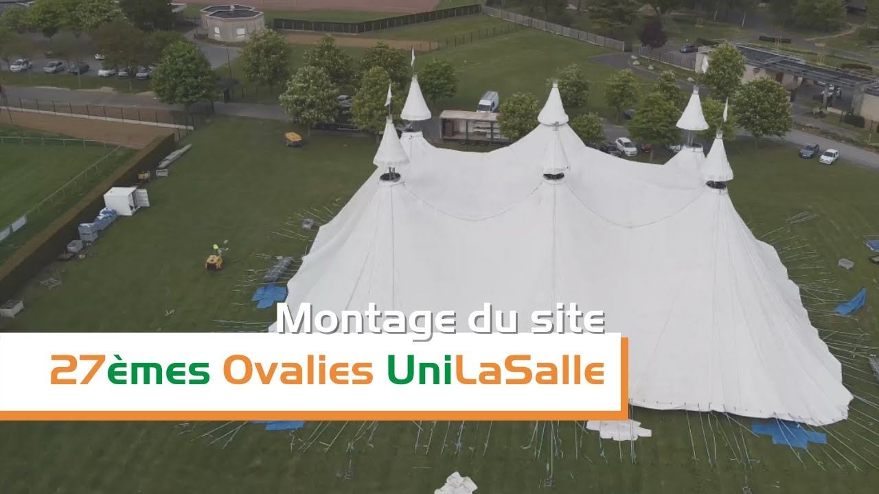 Montage des 27èmes Ovalies UniLaSalle
