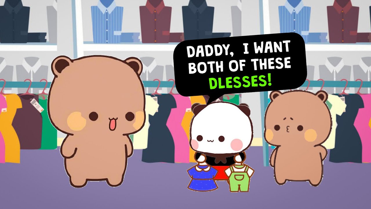 Kids' Winter SHOPPING day with Dudu Daddy🛒🛍👗| 3d Animation  #BDC632