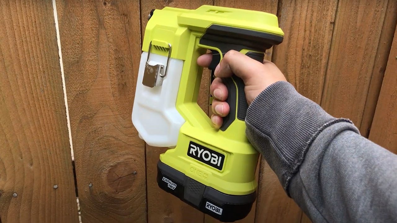 18V Ryobi ONE+ Handheld Sprayer Overview