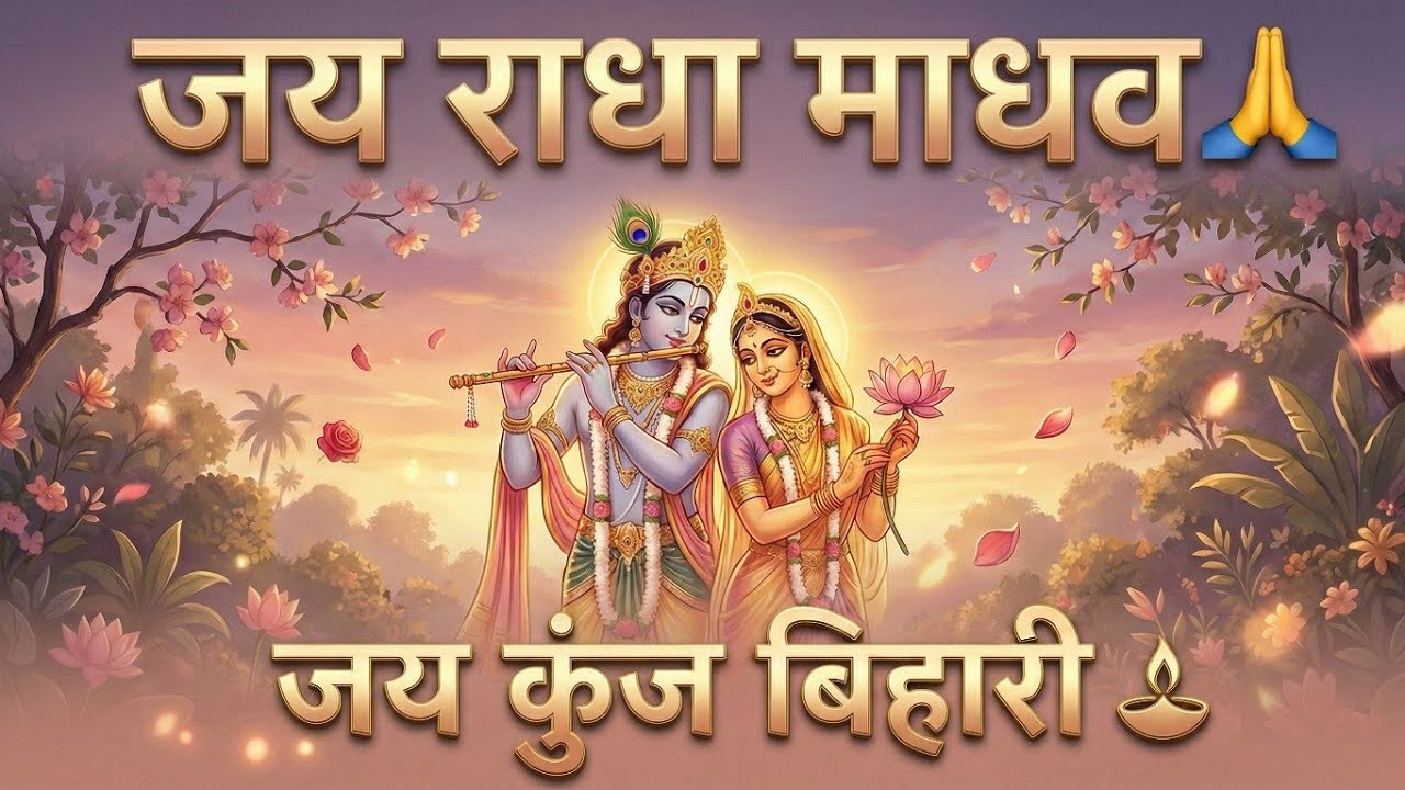 सुनते ही मन शांत हो जाएगा 🕉️ | Jai Radha Madhav | Most Peaceful Bhajan 2026