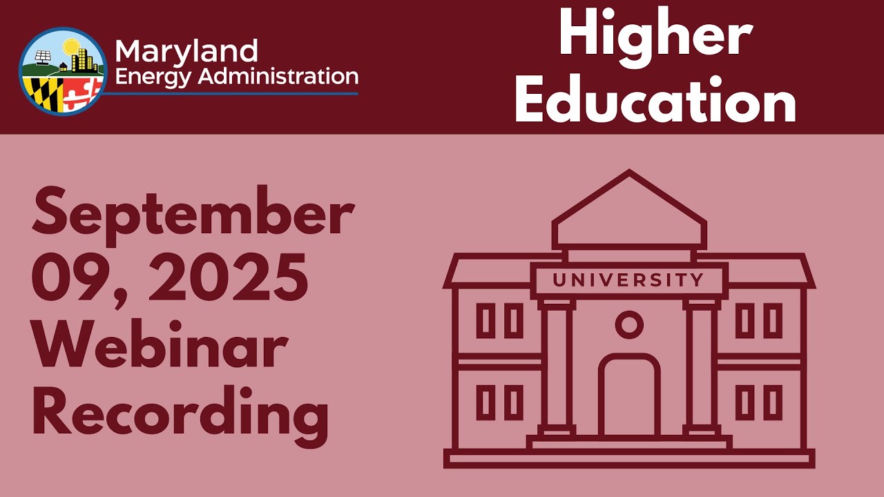 09/09/2025 Higher Education Clean Energy Webinar
