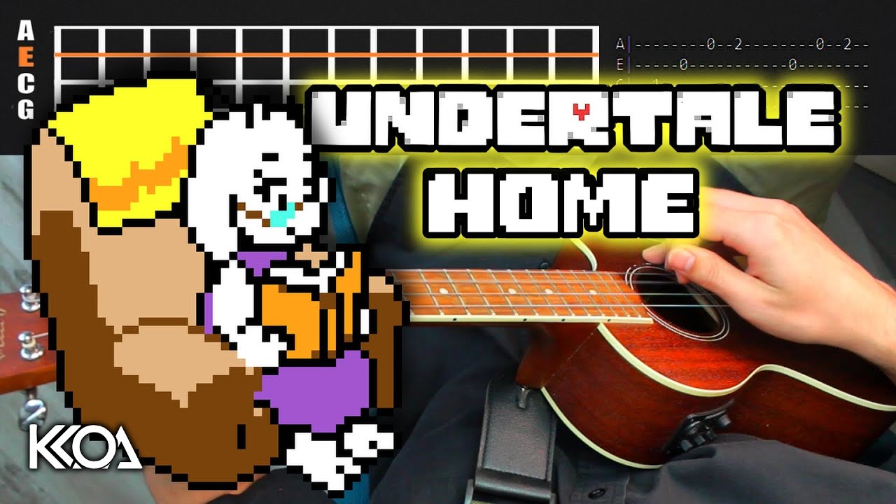 Undertale HOME Easy Ukulele Tutorial + Cover