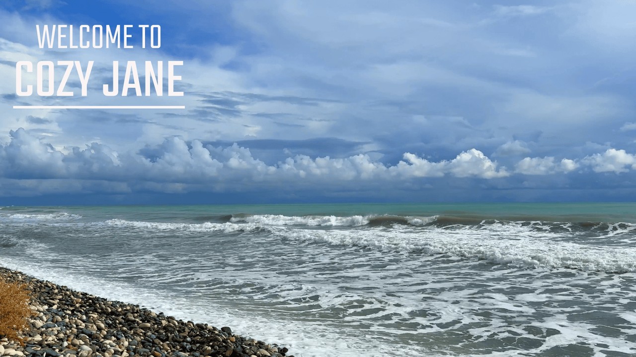 Stormy Ocean Waves on a Pebble Beach | Relaxing Nature Sounds for Deep Sleep & Stress Relief