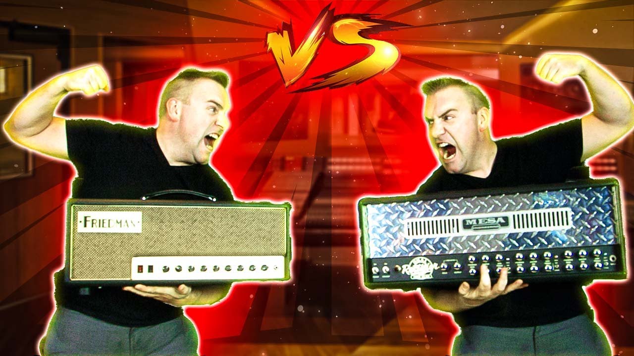 Friedman Runt 50 VS Mesa Boogie 3ch 100w Dual Rectifier HIGH GAIN SHOOTOUT
