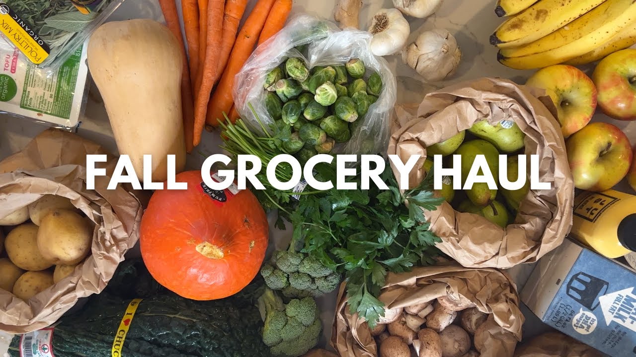 Fall Grocery Haul + A Casual Meal Prep!