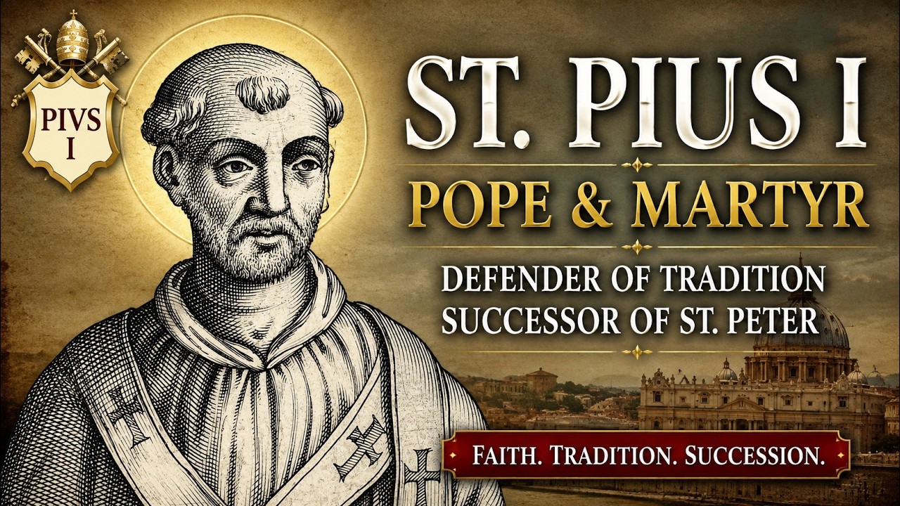 Pope St. Pius I (11 July): Our Faith Rests on Solid Foundations