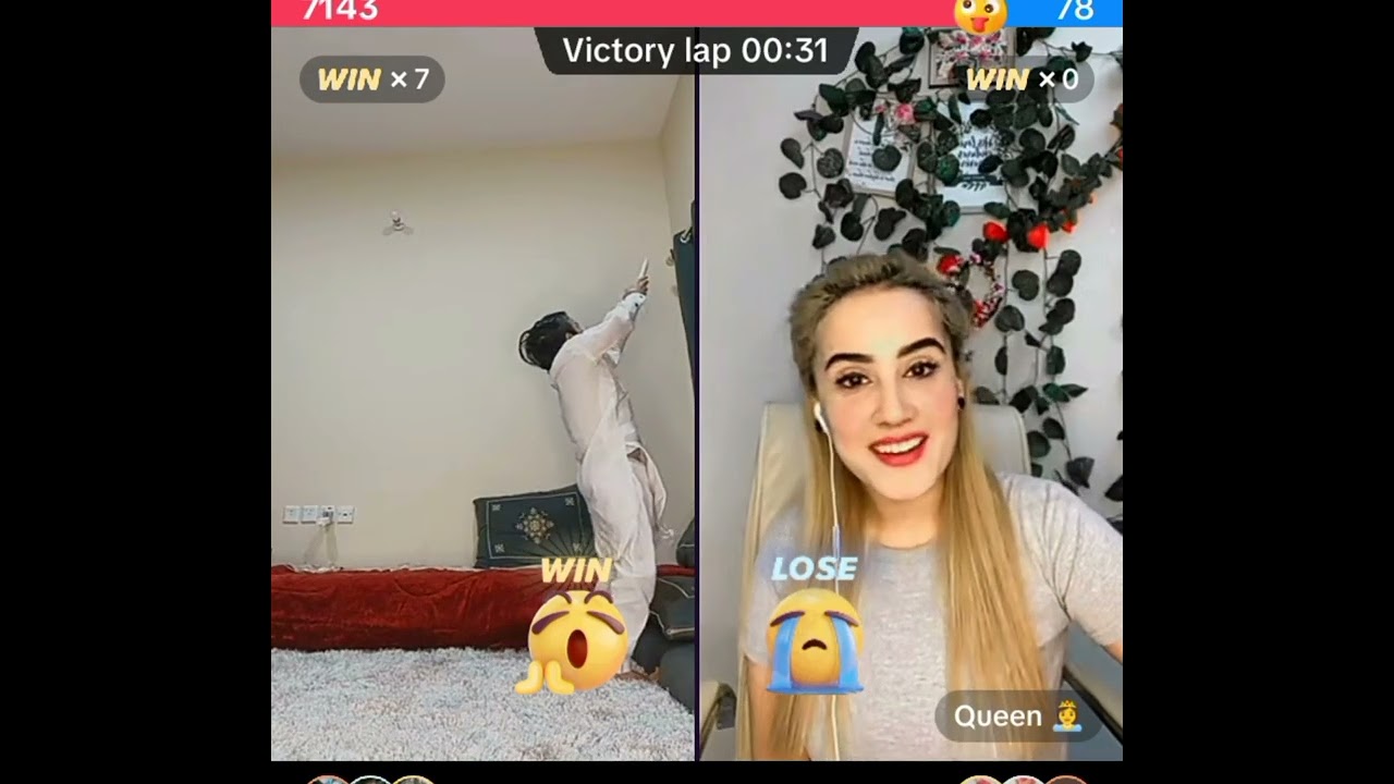 Waseem very funny tik tok live with queen and Jerry