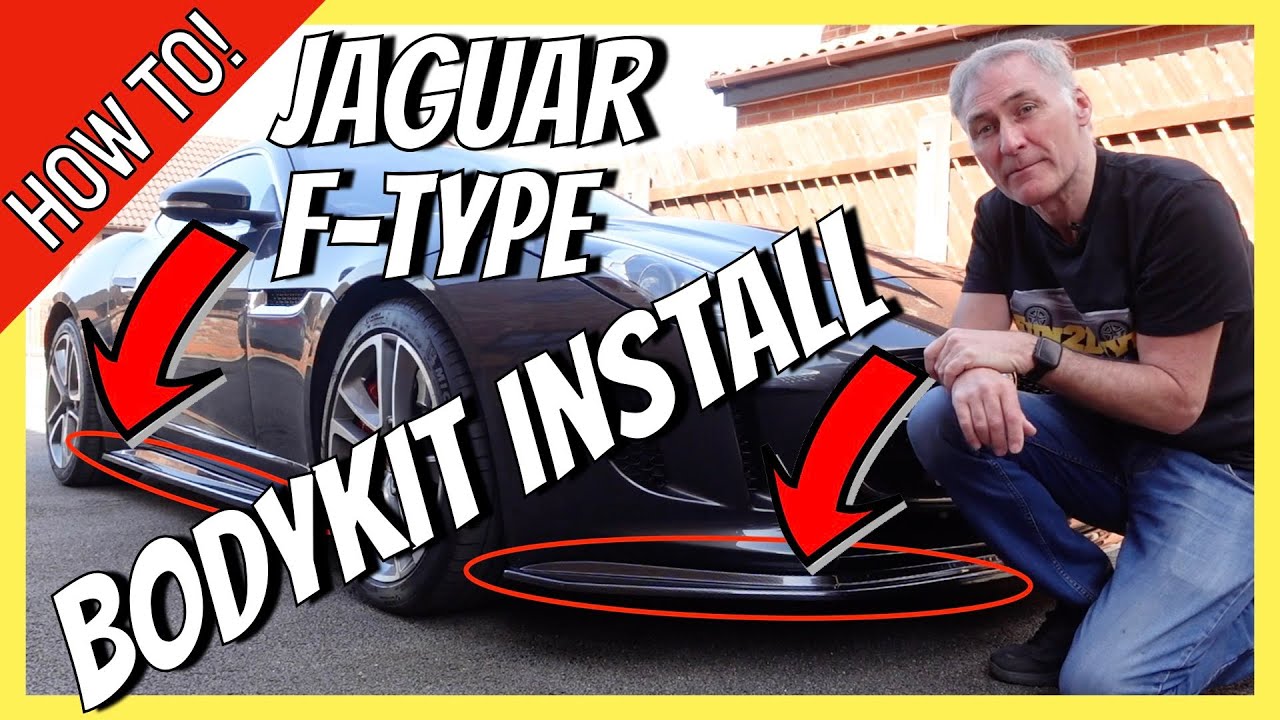 Jaguar F Type Maxton Design Body Kit Install | How To | DIY