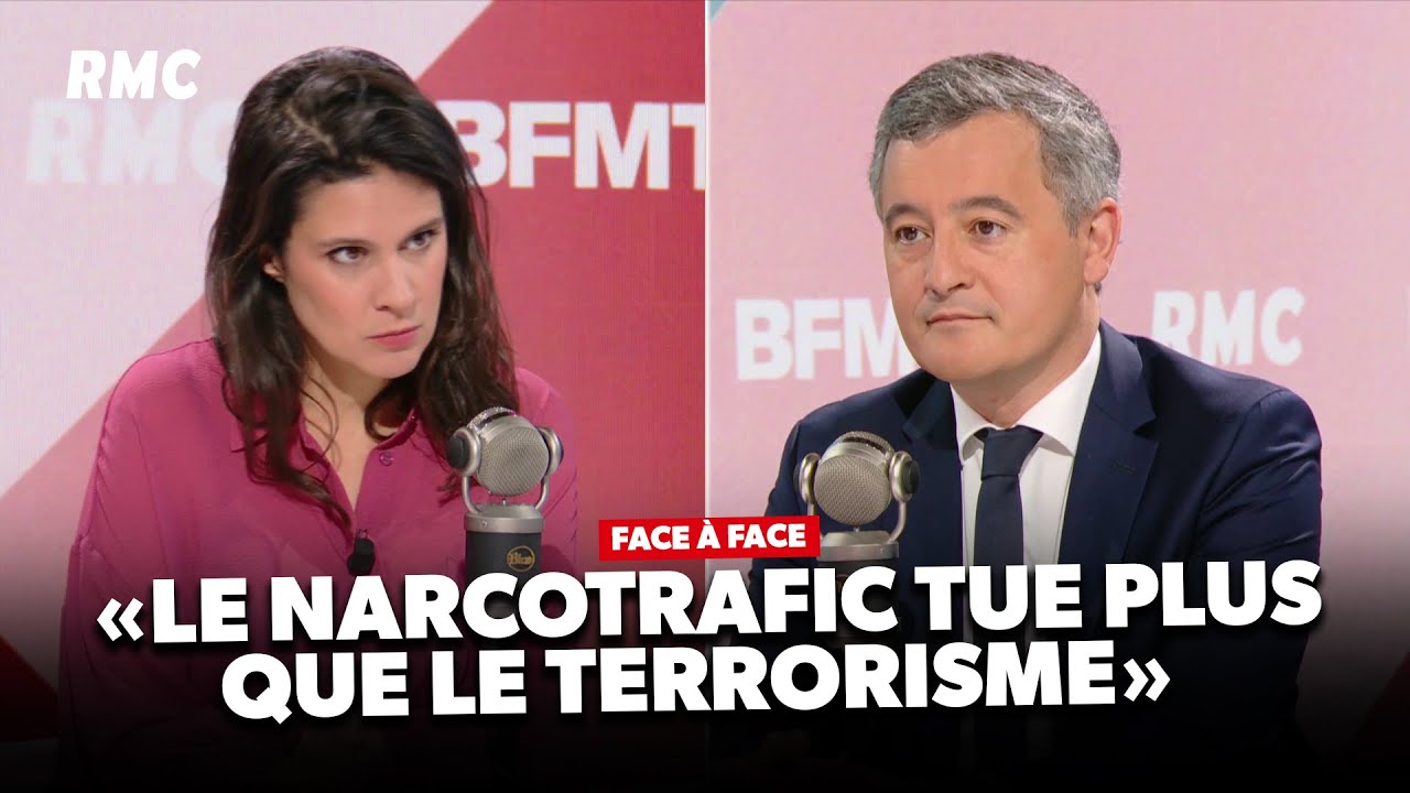 Peines minimales, fouilles de prisons, narcotrafic, l'intégrale de l'interview de Gérald Darmanin