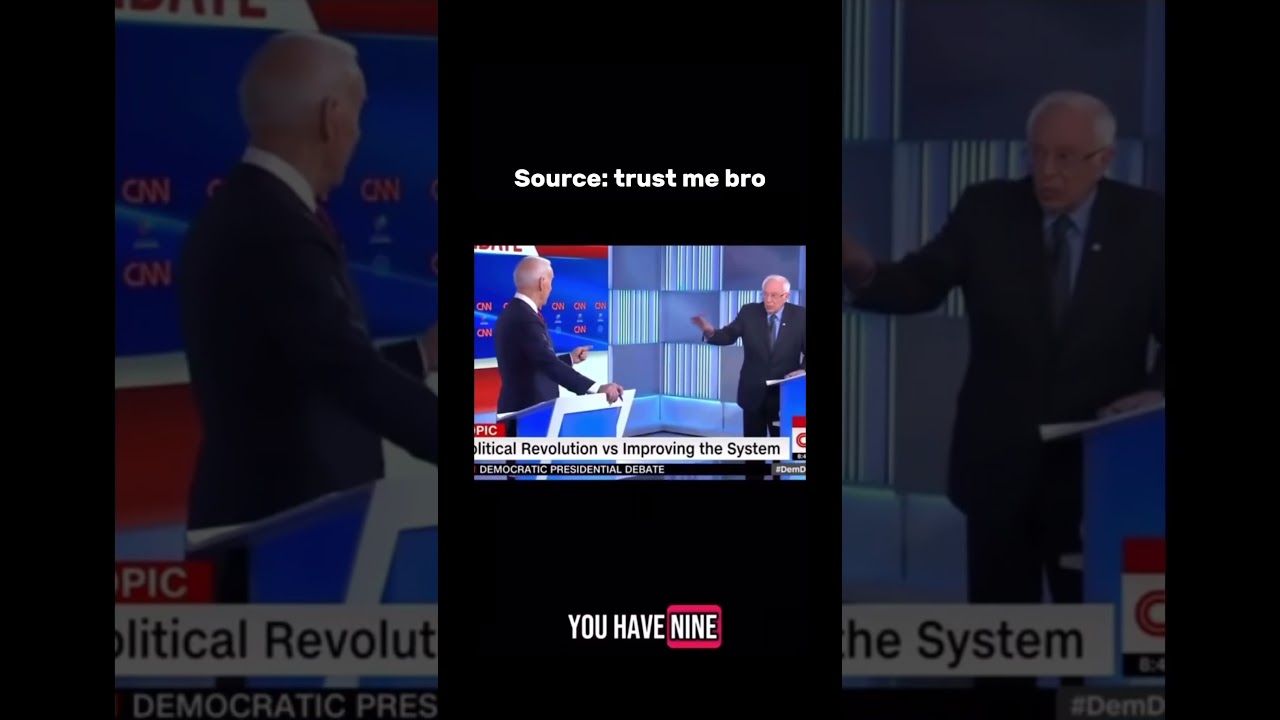 Biden vs Sanders debate 😭