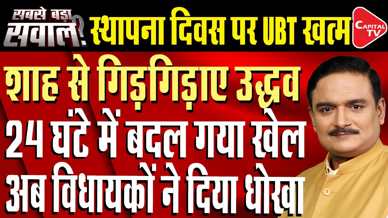 Big Rebellion on Shiv Sena Foundation Day: 6 MPs Desert Uddhav Thackeray | Dr. Manish Kumar