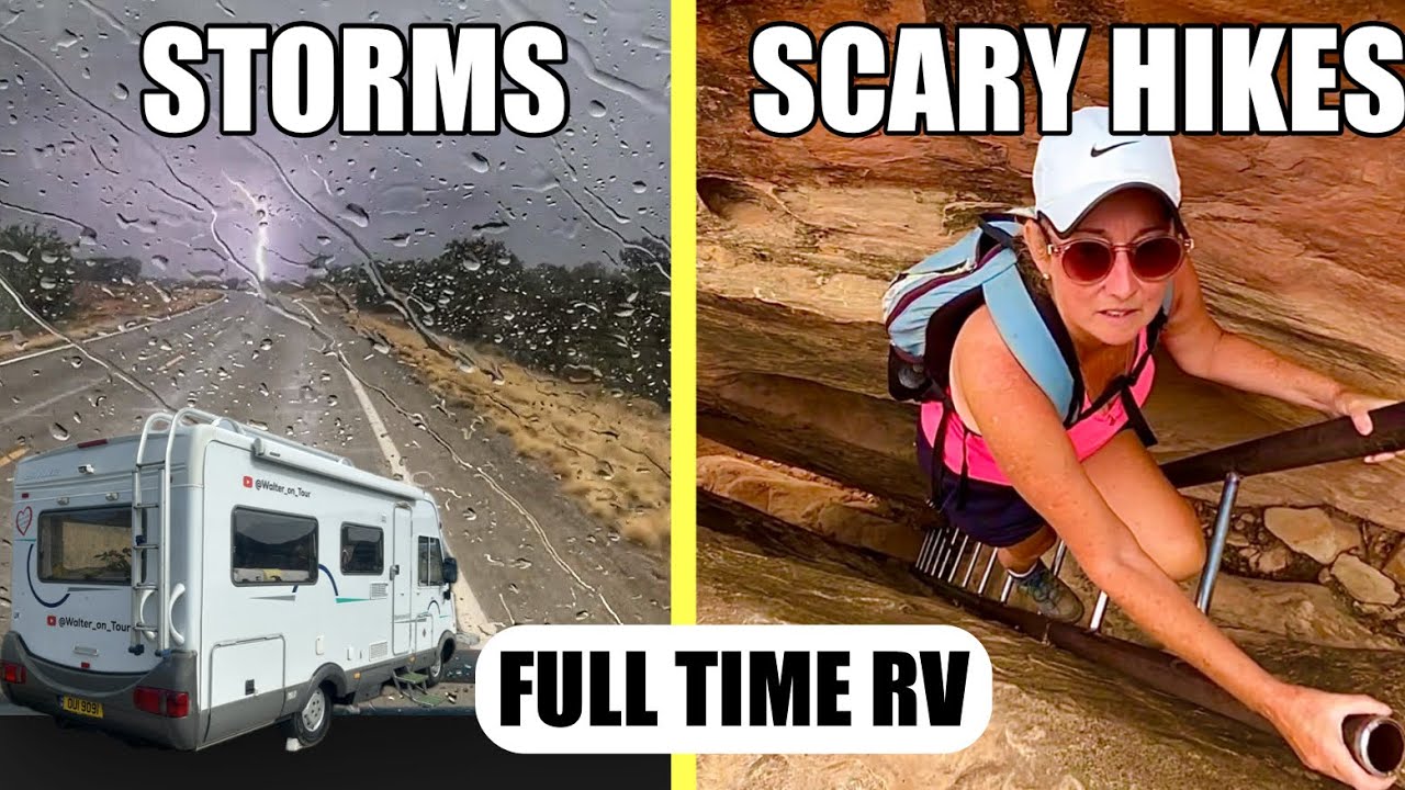 British Motorhome Takes On EPIC Utah Storm: Canyonlands Peekaboo Trial & Goblin Valley