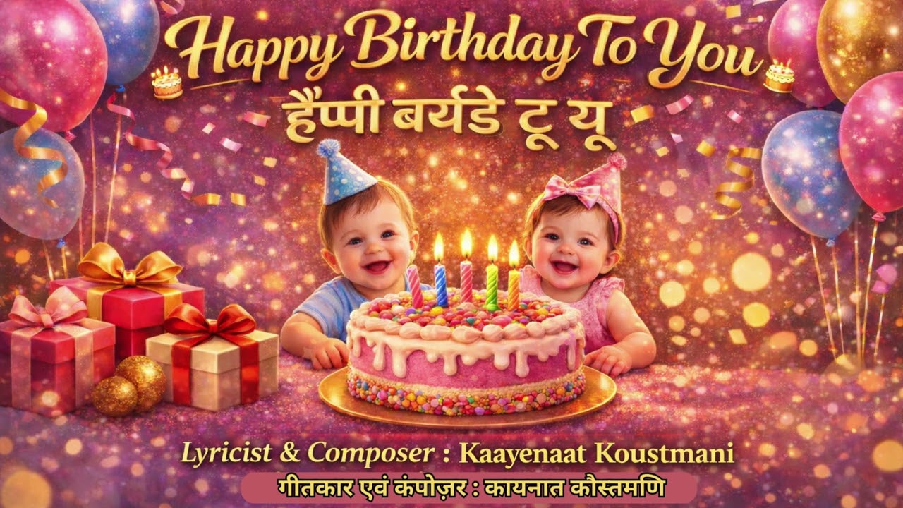 Happy Birthday To You | हैप्पी बर्थडे टू यू | Kaayenat Koustmani {KKH-17} New Birthday Song I