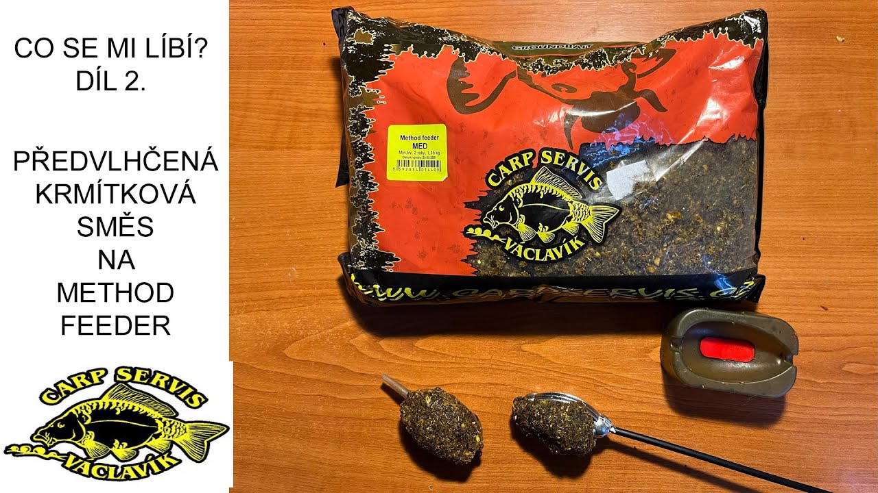 Co se mi l&iacute;b&iacute;? - Předvlhčen&aacute; krm&iacute;tkov&aacute; směs na method feeder od Carp Servis V&aacute;clav&iacute;k