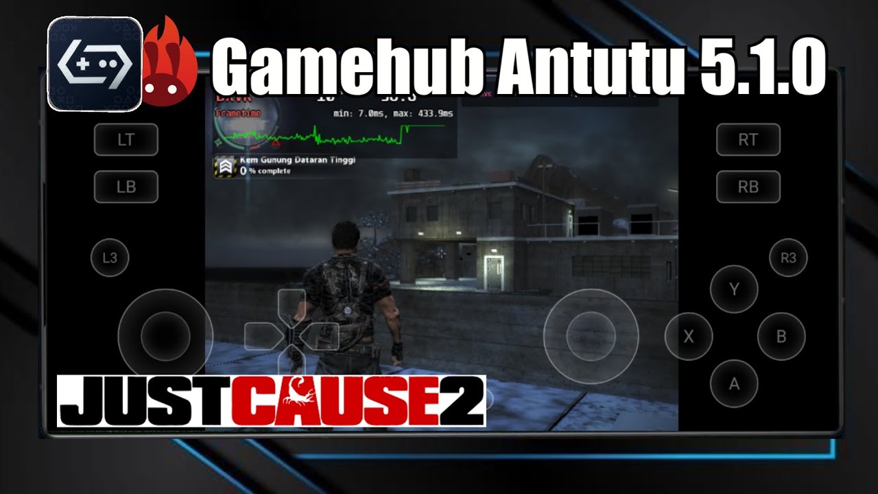 Gamehub Antutu 5.1.0 | Just Cause 2 | Unisoc T606 Mali G57