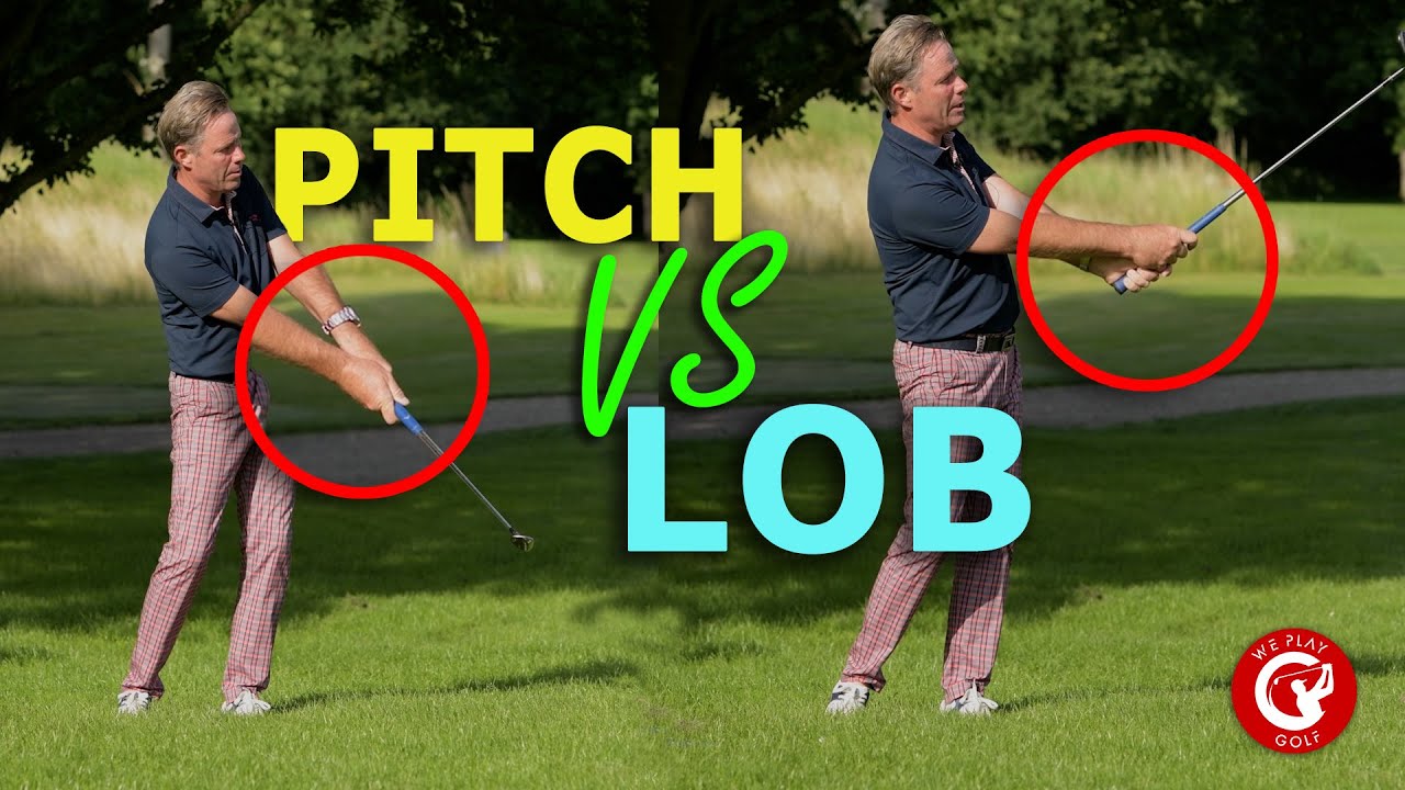 The difference between a PITCH shot and LOB shot explained - An easy golf tutorial