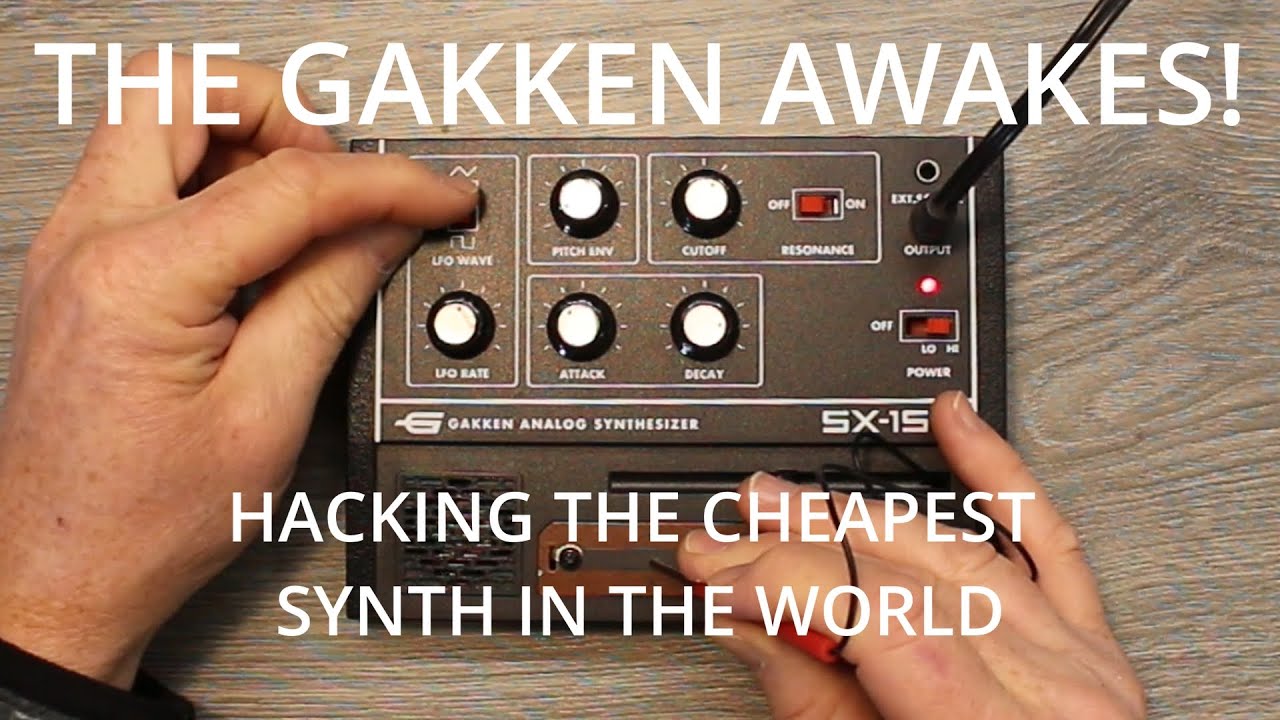 The Gakken Awakes! Modding the cheapest synth in the world..