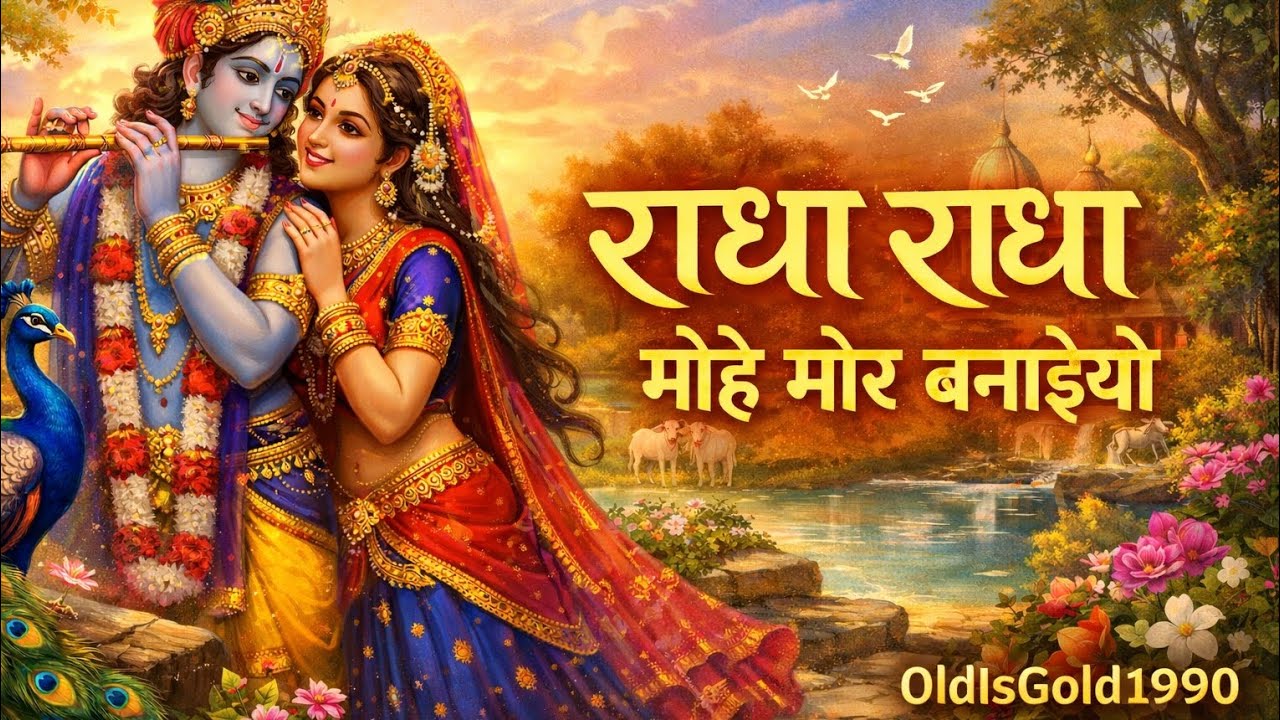 राधा राधा | मोहे मोर बनाइयो राधा | Radha Krishna Bhajan | Beautiful Bhajan 2026 OldIsGold1990 #radha