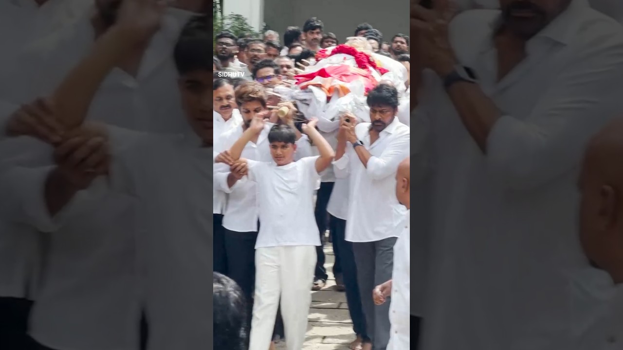 Allu arjun  family emotional visuals...#sidhutv #allufamily #shorts