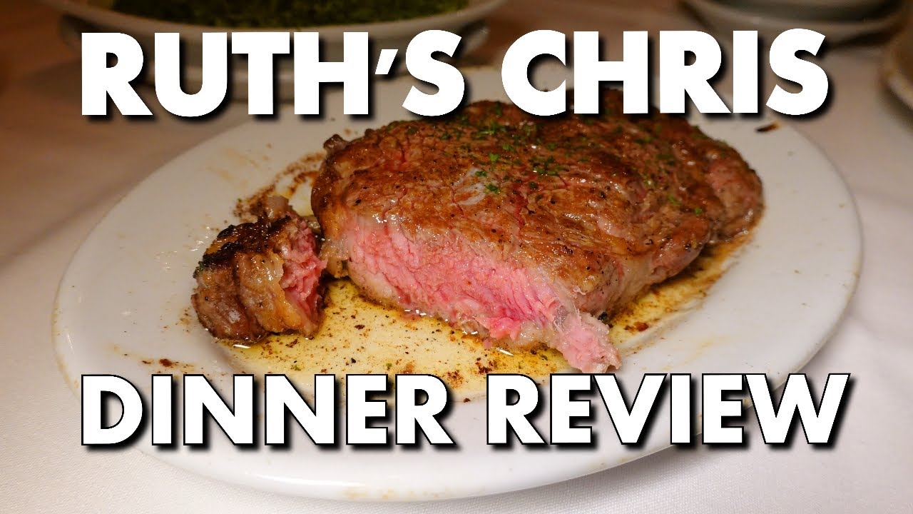 MY STEAK DINNER AT RUTH'S CHRIS STEAK HOUSE IN PALM DESERT, CA - A review