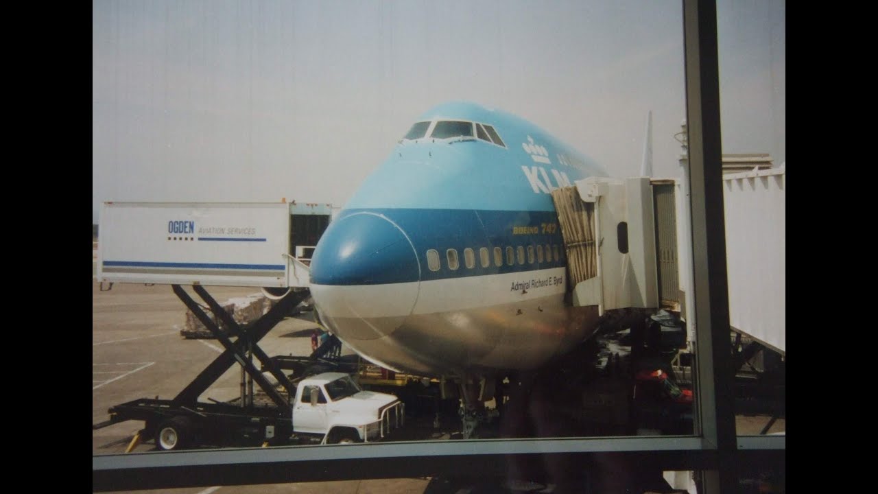 KL 601 AMS to  LAX - May 1993 - + Cockpit - camera no steadyshot yet