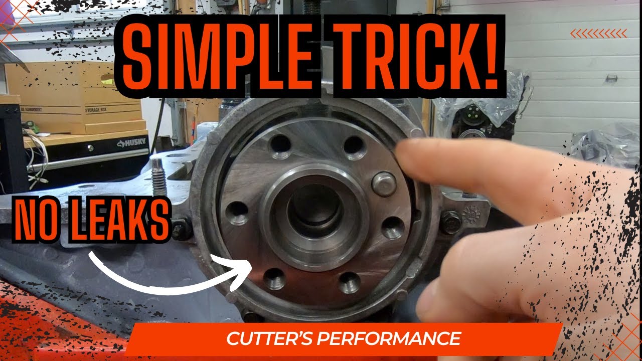 Tech Tip! 1PC Rear main seal housing install/centering