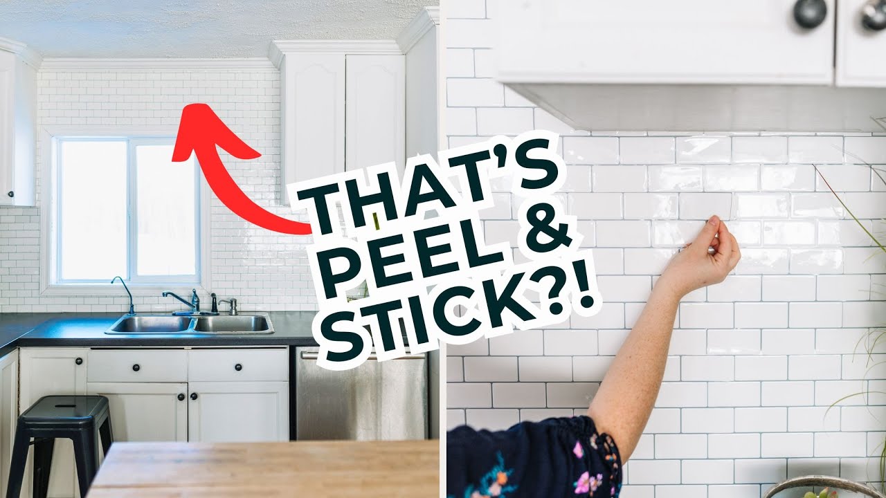 How to Install Peel and Stick Tile Backsplash (because it's SO EASY!) | The DIY Mommy