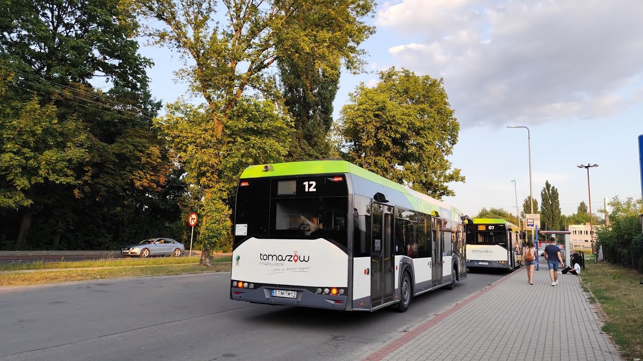 MZK Tomaszów Mazowiecki | Linia 40 | Solaris Urbino 12 IV Hybrid #12 | Kierunek Dworzec PKS/PKP