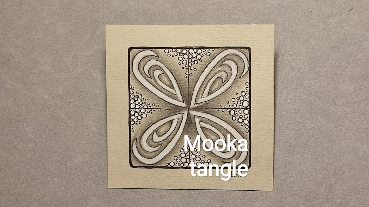 Zentangle patterns No 16: Mooka tangle