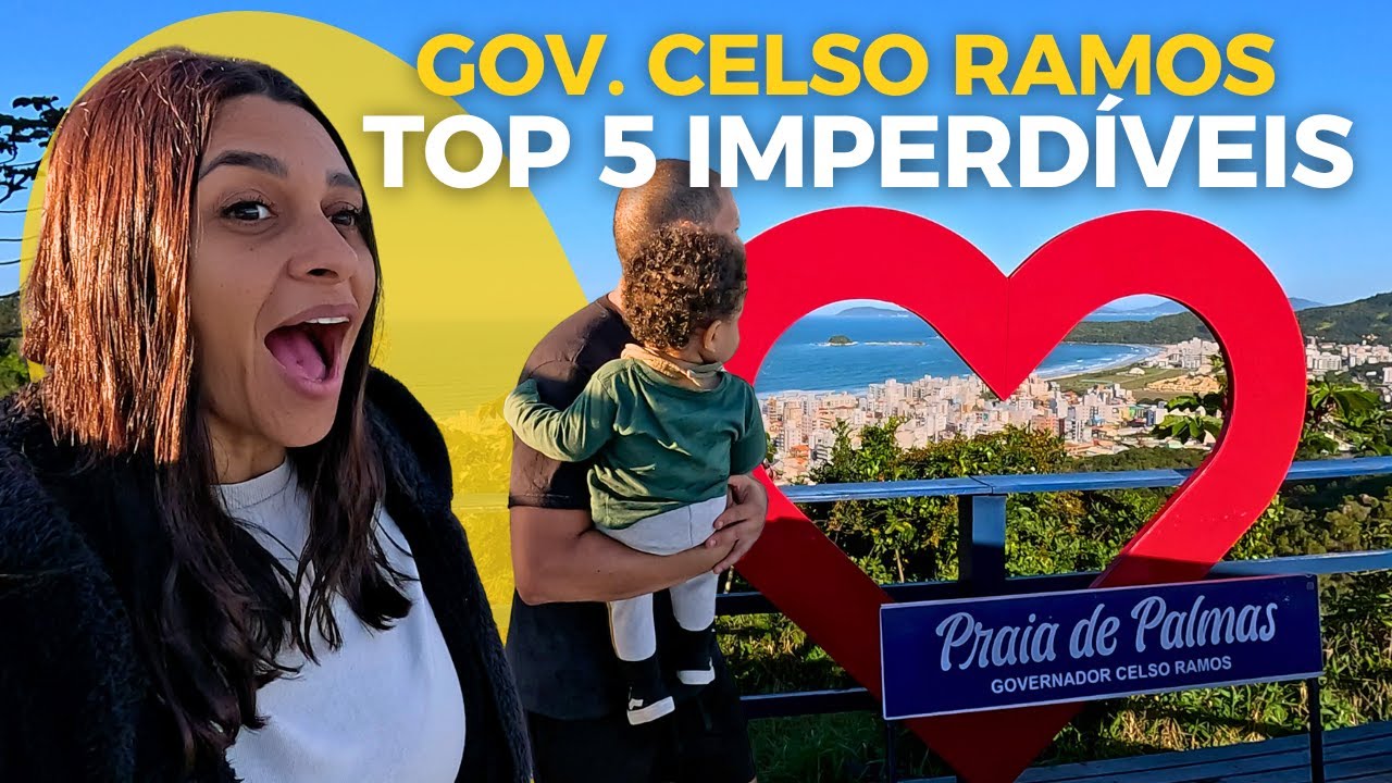 O MELHOR ROTEIRO para 1 DIA em GOVERNADOR CELSO RAMOS (TOP 5 Lugares Incríveis!) | Santa Catarina
