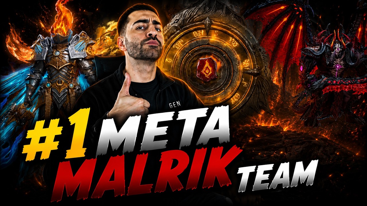 NEW #1 Meta Malrik Team | Malrik Halls of Illusion Guide | Watcher of Realms