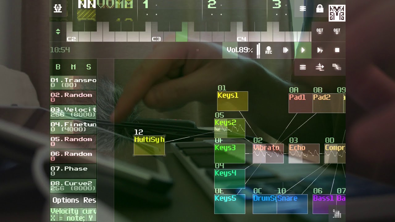 SunVox: Simple Melodic Pattern